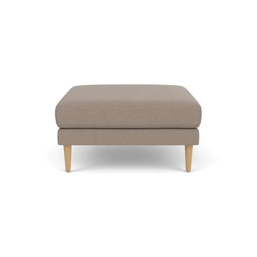 Unit10 L42 Firhøj - Puf - Eg - Stone (181)- 3 Personers Sofa|2,5 Personers Sofa