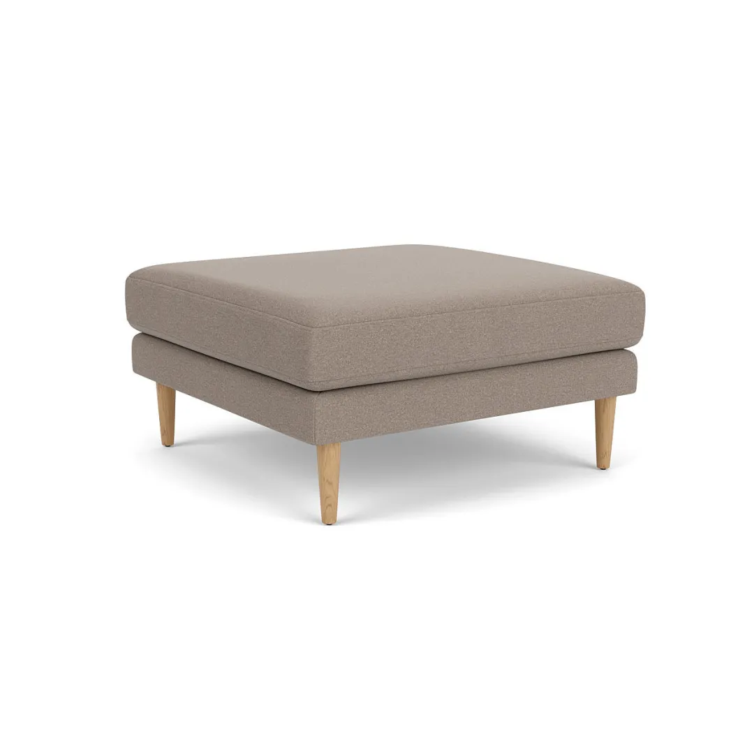 Unit10 L42 Firhøj - Puf - Eg - Stone (181)- 3 Personers Sofa|2,5 Personers Sofa