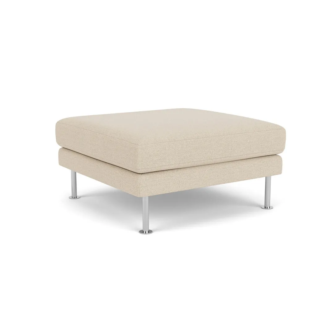 Unit10 L42 Firhøj - Puf - Stål - Beige (90)- 3 Personers Sofa|2,5 Personers Sofa
