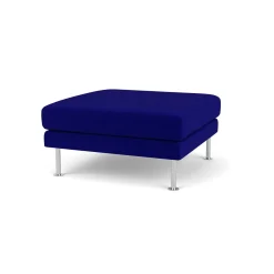 Unit10 L42 Firhøj - Puf - Stål - Blue (43)- 3 Personers Sofa|2,5 Personers Sofa