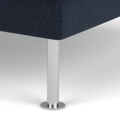 Unit10 L42 Firhøj - Puf - Stål - Dark Blue (36)- 3 Personers Sofa|2,5 Personers Sofa