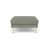 Unit10 L42 Firhøj - Puf - Stål - Green-Melange (56)- 3 Personers Sofa|2,5 Personers Sofa