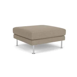 Unit10 L42 Firhøj - Puf - Stål - Light Grey (02)- 3 Personers Sofa|2,5 Personers Sofa