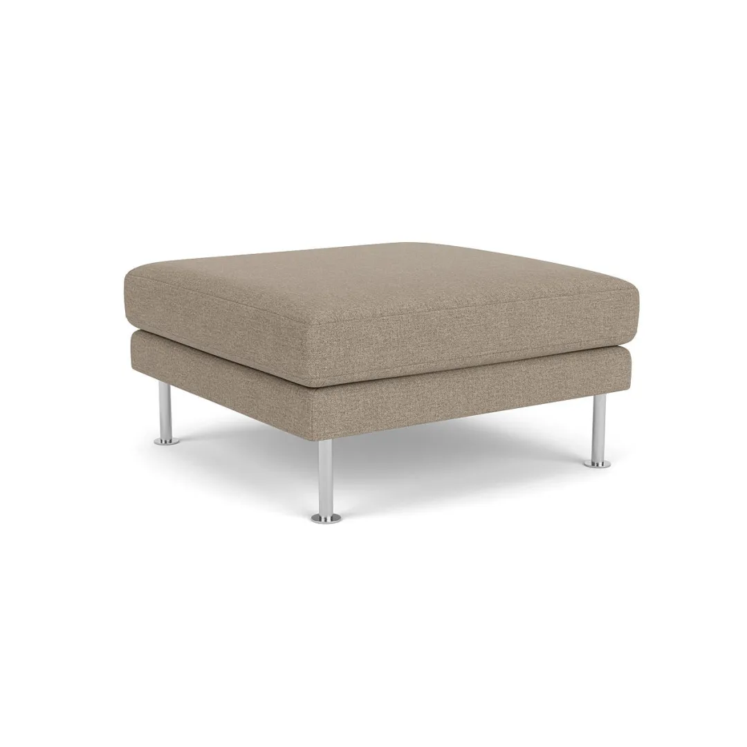 Unit10 L42 Firhøj - Puf - Stål - Light Grey (02)- 3 Personers Sofa|2,5 Personers Sofa