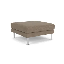 Unit10 L42 Firhøj - Puf - Stål - Taupe (233)- 3 Personers Sofa|2,5 Personers Sofa