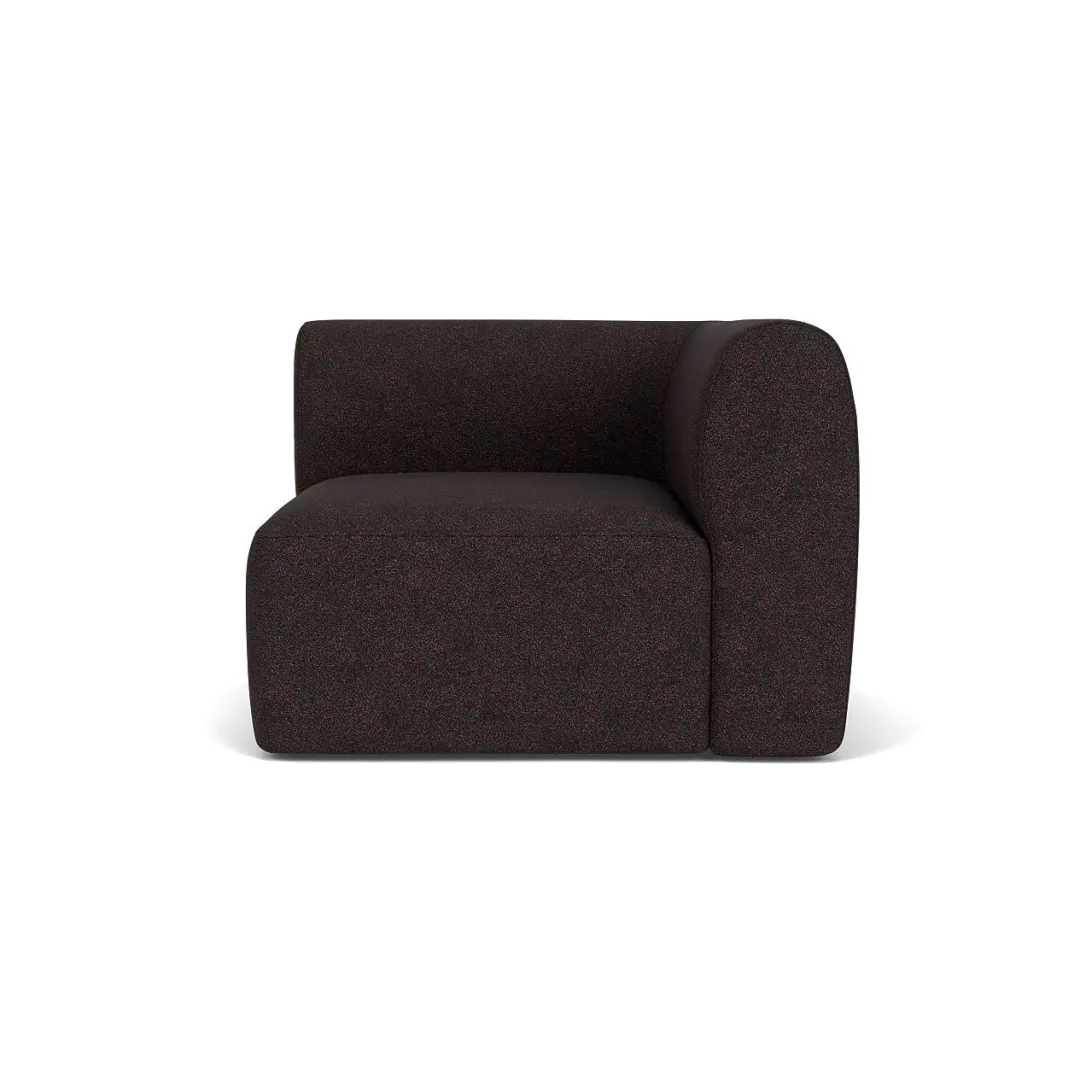 Krøyer & Sætter-Lassen L47 Korinth - Højre modul - Bowen - Black-Brown- Modulsofaer