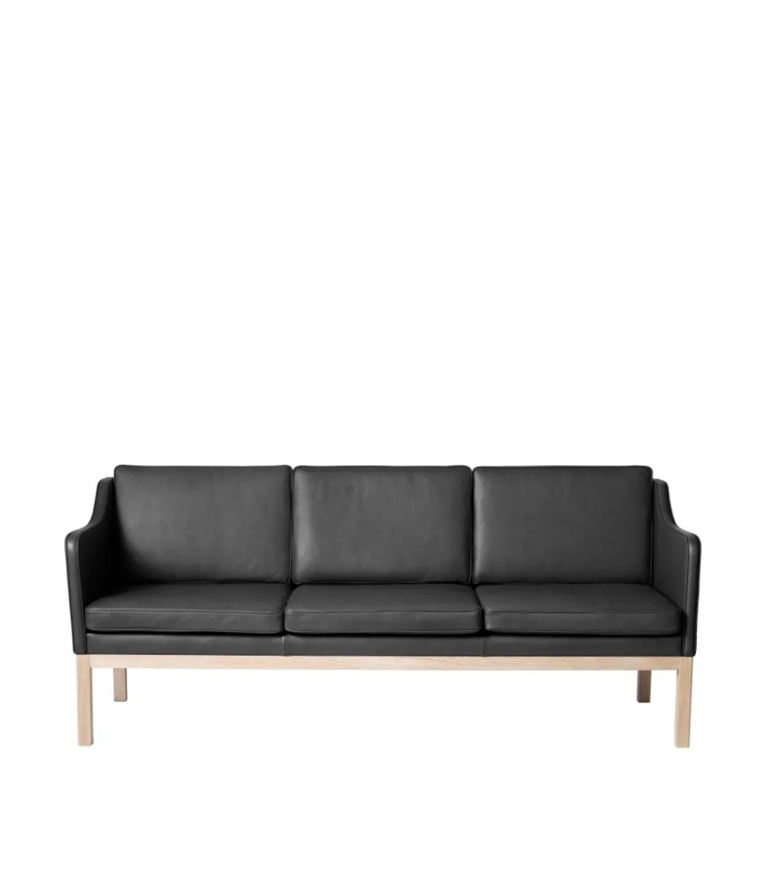 Mogens Koch L43 MK46 - 3 pers. sofa - Sort læder- 3 Personers Sofa
