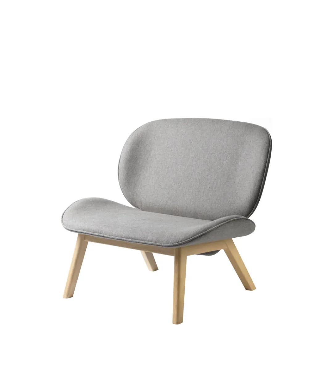 Carina Maria Mølgaard Nielsen L32C5 Suru - Loungestol - Eg - Grey- Lænestole