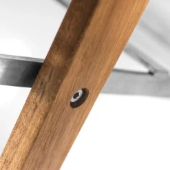 Thomas E. Alken M24 Lilleø - Altanbænk - Stål - Teak- Havebænke