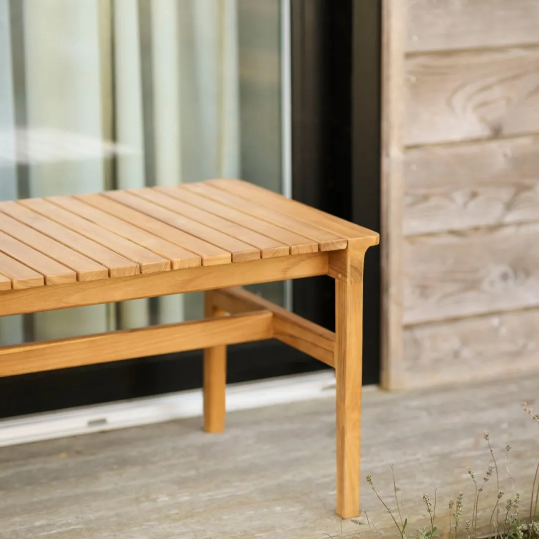Thomas E. Alken M10 Sammen - 3 pers. havebænk uden ryglæn - Teak- Havebænke