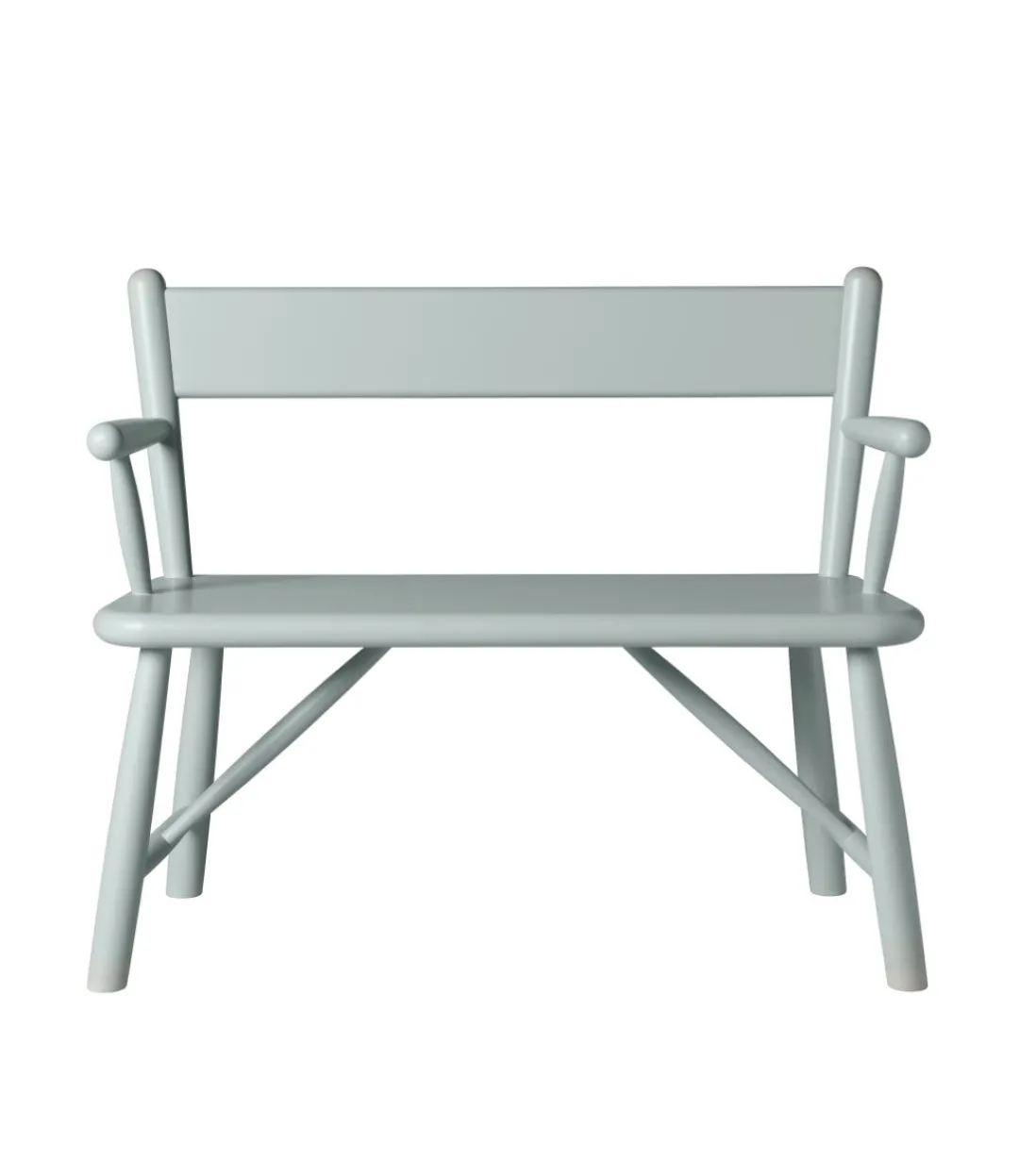 Børge Mogensen P11 - Børnebænk - Bøg - Blue Grey-Børn Børnemøbler