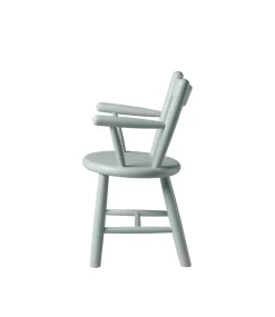 Børge Mogensen P9 - Børnestol - Bøg - Blue Grey-Børn Børnemøbler