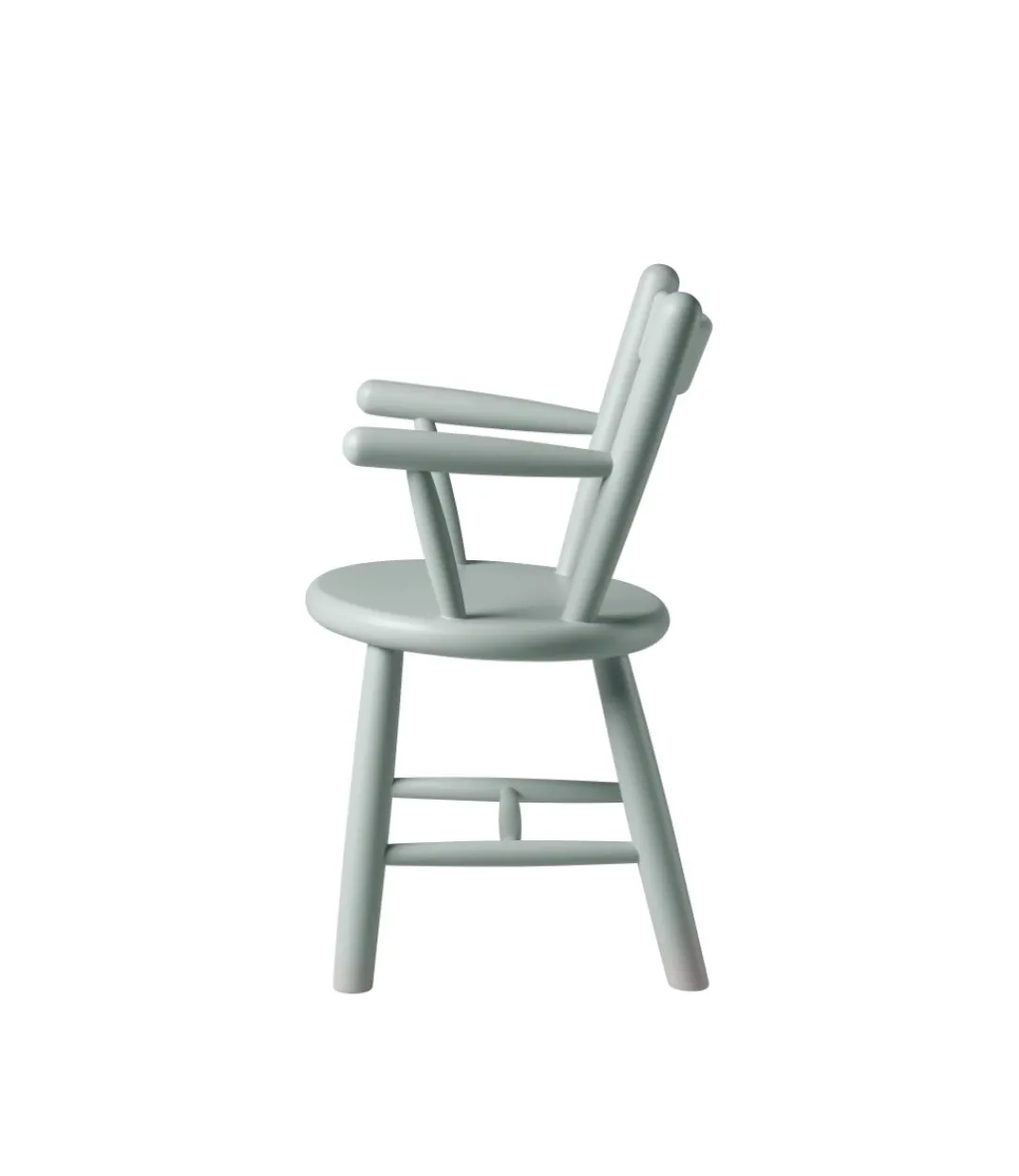 Børge Mogensen P9 - Børnestol - Bøg - Blue Grey-Børn Børnemøbler