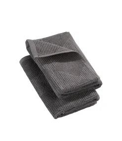Gitte Lægård R33 Kirkeby - Håndklæde - Granite Gray - 2 stk- Håndklæder