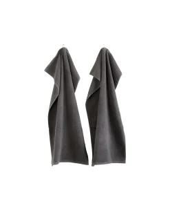 Gitte Lægård R33 Kirkeby - Håndklæde - Granite Gray - 2 stk- Håndklæder