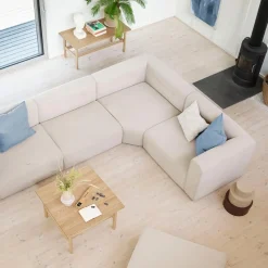 Katrine Sander X3 Drejø - Birk - Grey Beige - Ø22- Æsker